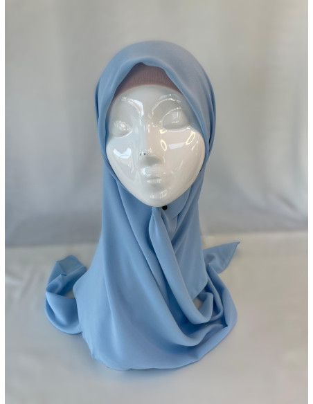 Hijab carré crêpe Larissa