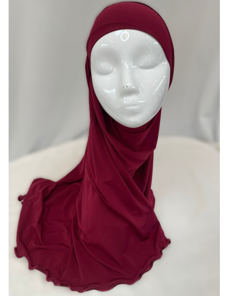 Hijab Jersey volant Sedef