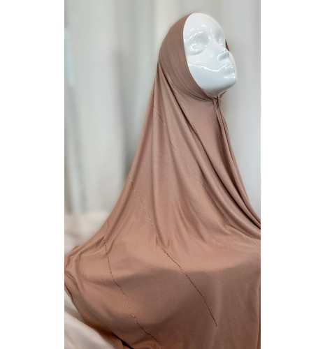 Jersey Viscose Liseret doré 2